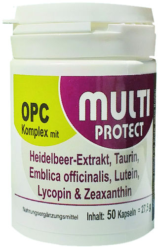 MULTI PROTECT  - OPC Komplex mit Heidelbeer-Extrakt, Lutein ...