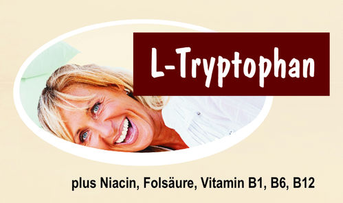 L-Tryptophan plus Niacin, Folsäure, Vitamin B1, B6, B12